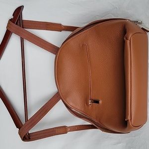 Lipault Leather Backpack